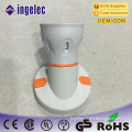 Vertical or inclined E27 or E14 light bulb socket with ABS material and copper connector